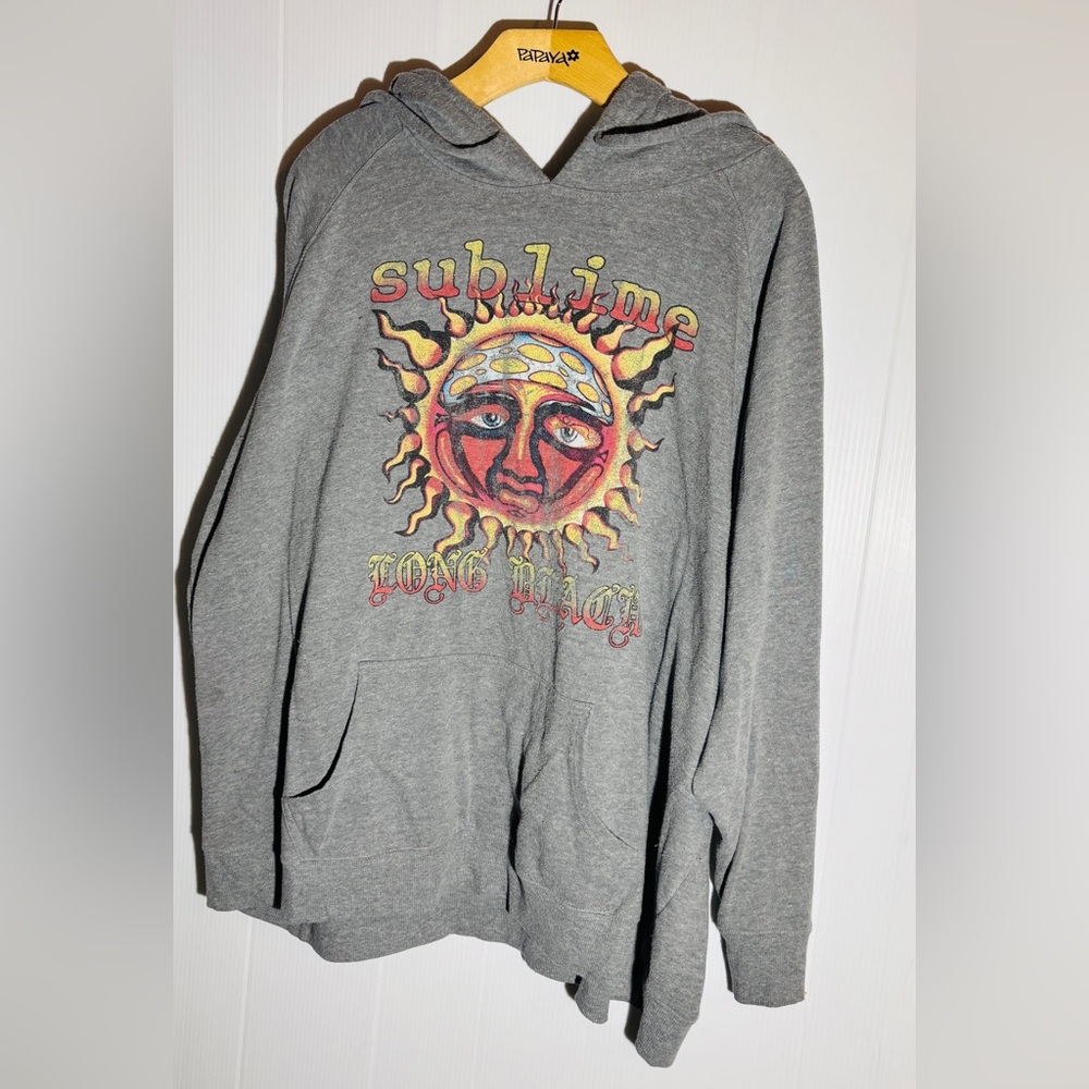 Sublime Gray Hoodie Sweater Men size 4X